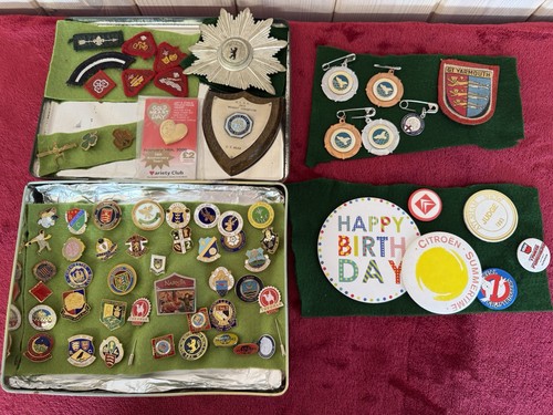 Pin badges vintage enamel - badges,
