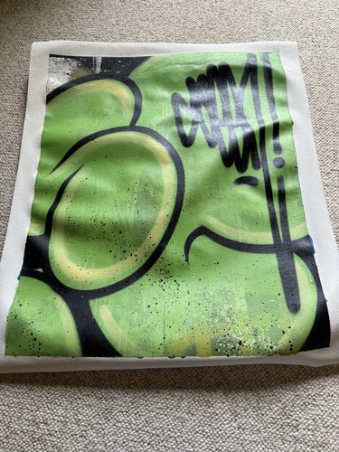 Seen graffiti hand sprayed - seen,