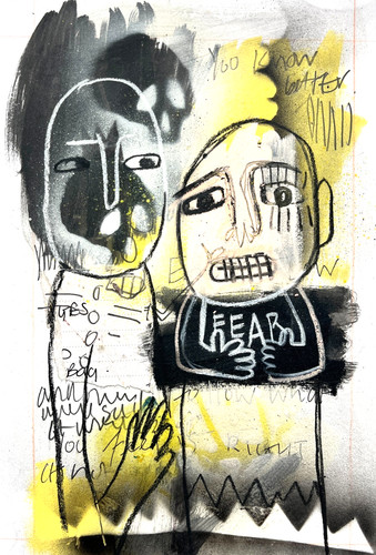 Original outsider art - outsider,