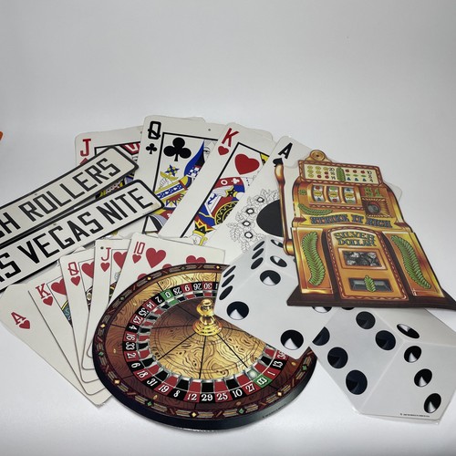 Beistle die cut vegas wall - die,