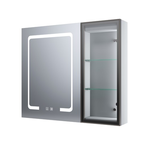 Bathroom mirror cabinet - mirror, with