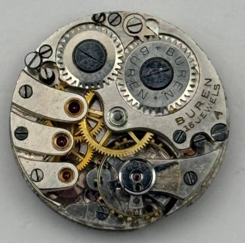 Buren watch movement - a,