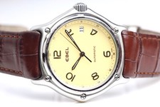 Ebel 1911 Senior Automatic Mens Watch, Pale Yellow Dial, 9080241