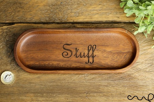 Handmade small wooden oval - handmade,