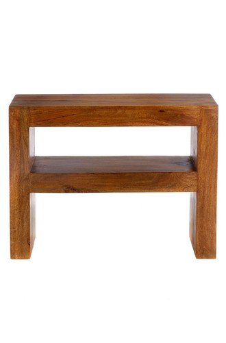 Solid mango wood console - mango,