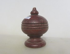 Vintage Wooden Furniture Finial Top Old Wood Cap Antique Turned Victorian 4.5"H