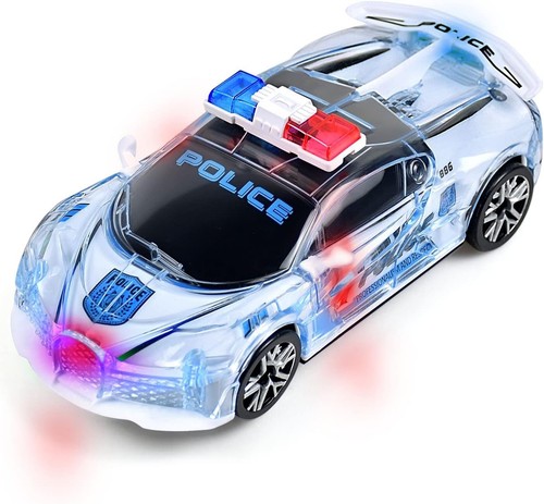 Realistic police car toy - police, with