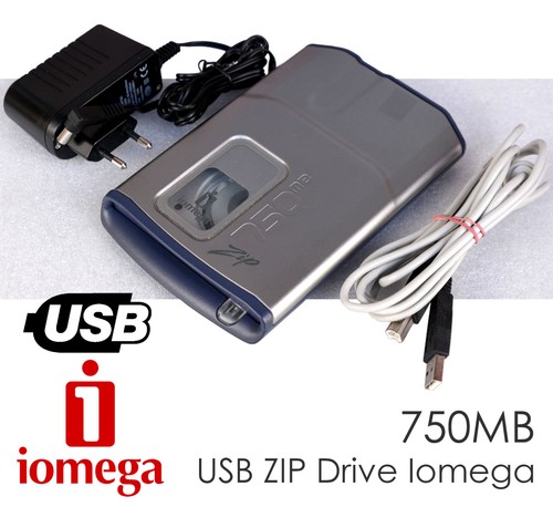 Iomega 750mb external zip - external,