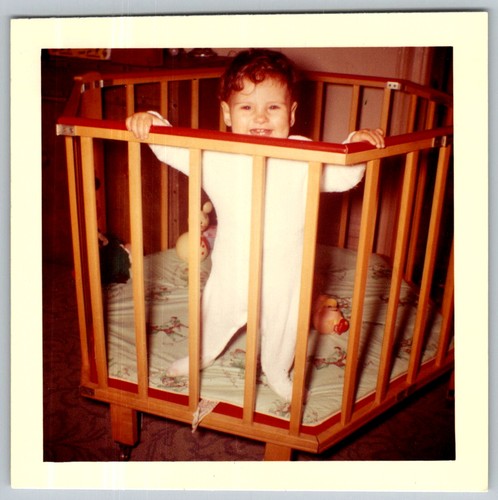 Vtg color snapshot - cute, baby
