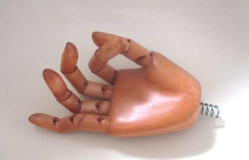 Vintage male wooden - , mannequin