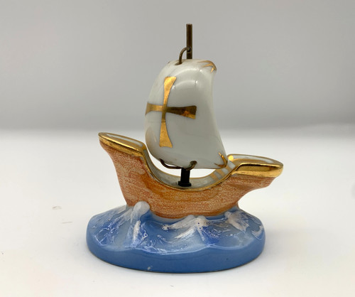 Limoges sailing galleon sea - galleon, at