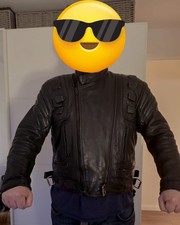 cowhide Biker Jacket