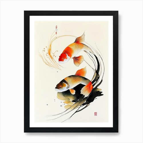 Kin showa koi fish - kin, minimal