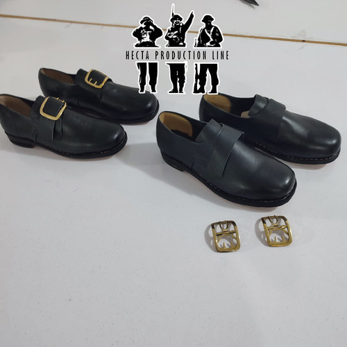 Napoleonic wars buckle shoes - napoleonic,
