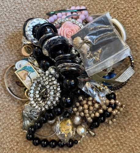 Jewellery job lot - lot, 1kg+
