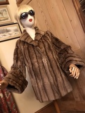 VINTAGE 60s 70s REAL FUR SWING