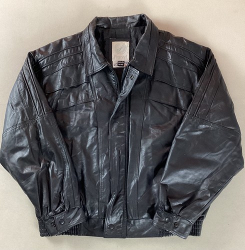 Vintage leather bomber - vintage,