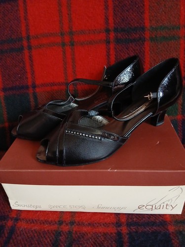 Black leather suede equity - leather,