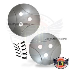 Gray Wheel Disc Trim Cap Set