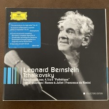 Tchaikovsky Symphonies Nos. 4, 5 & 6 etc. Leonard Bernstein 4 cd DG Box Set 