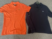 Fred Perry , Lyle & Scott 2 x Boys Polo T Shirts Tops Age 13-16 years Size Small