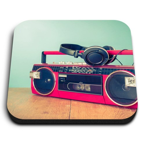 Square mdf magnets retro - square,