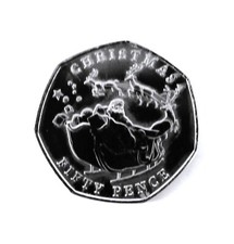 2009  'CAPTURE OF GIBRALTAR' 50P COIN. UNCIRCULATED.