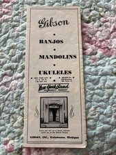 1930'S GIBSON BANJOS MANDOLINS