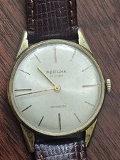 Vintage Swiss Watch Perona 17 Jewels