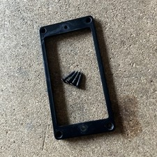 Original 80s Westone Japan Black Humbucker Pickup Ring 89mm x 45mm Flat Base MIJ