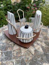 Vintage Wyncraft Teak Ceramic