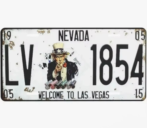 Retro las vegas nevada - vegas, metal