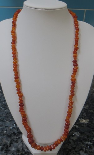 Vintage honey amber bead - vintage,