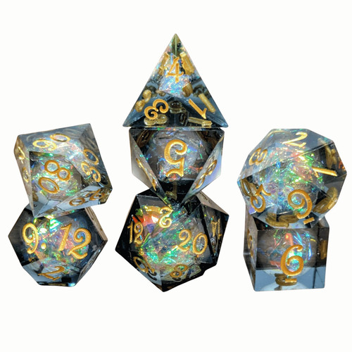 Dnd dice set 7pcs - set, edge