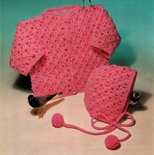 Crochet Pattern Baby Matinee