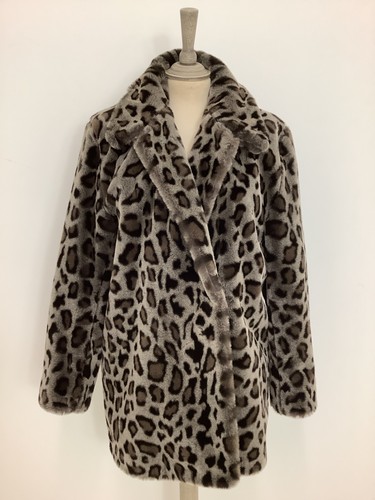 Vintage 1980s leopard coat