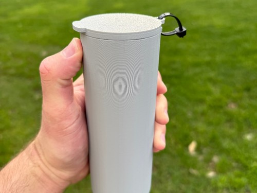 Paintball pod with - snap, lid