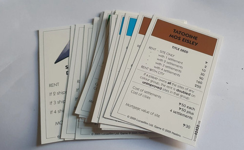 Full set monopoly deed - of,