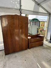 2 1950 Wardrobe. Mid Century Style. Lebus Furniture Shop. Vintage.