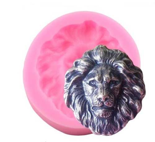 Lion face silicone mould - face,