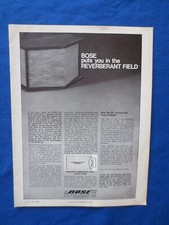 Bose 901 Speakers Magazine Ad
