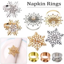 1-18Pcs Christmas Napkin Rings