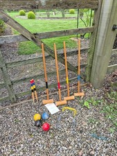 Vintage Jaques  Croquet Set 