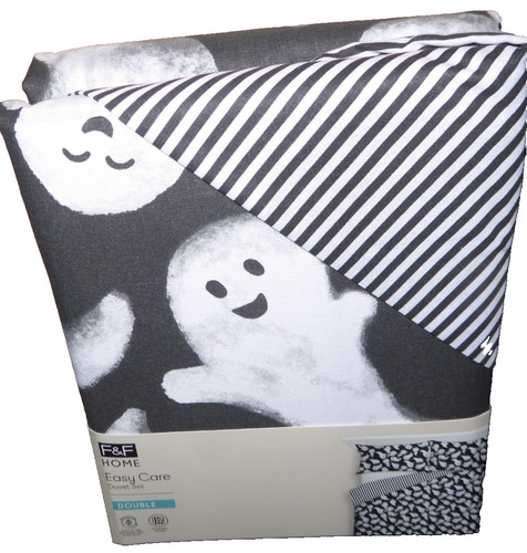 Ghosts black white striped - &,