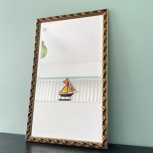Vintage wall mirror bevelled - wall,