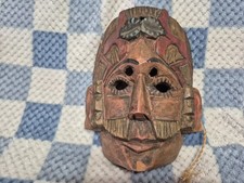 Hand Carved & Painted African Wooden Tribal Mask