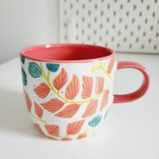 Habitat X Kew Garden Botanical Coral Mug Discontinued