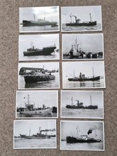 10 Original WW2 era Merchant Navy Ship Wright & Logan Library Photos 14x9cm #2