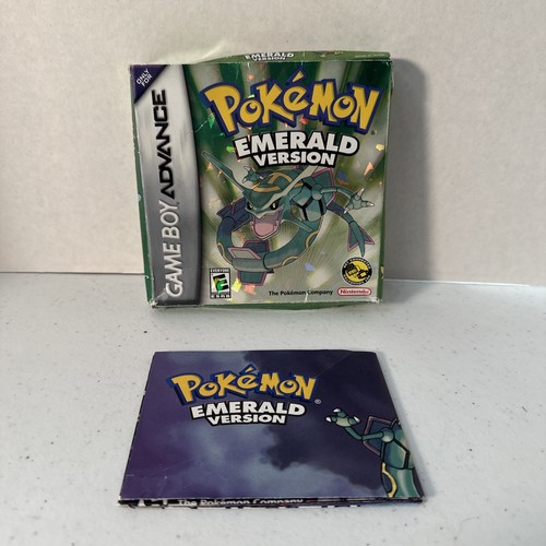 Pokemon emerald box gba single - pokemon,