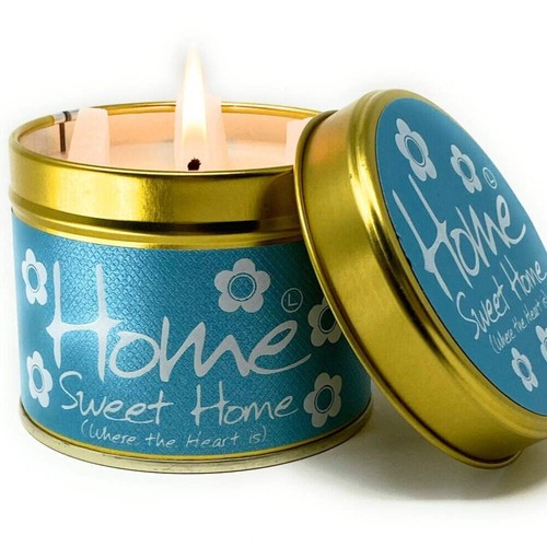 Lily flame scented candle - lily, tin